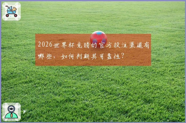 2026世界杯竞猜的官方投注渠道有哪些，如何判断其可靠性？